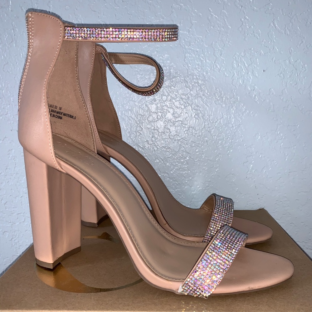 COPY - Pink Rhinestone High Heels
